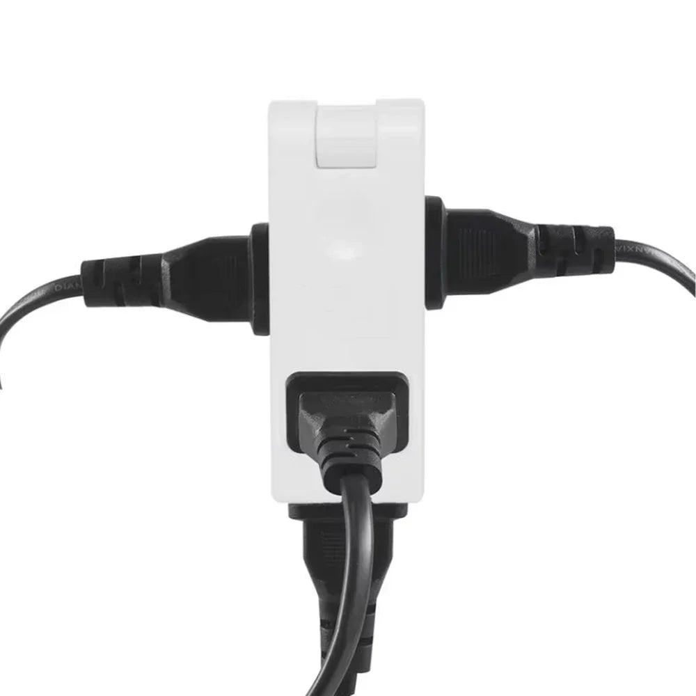 EU Plug Adapte 4 in 1 Wall Outlet Extension Eu Electrical Socket 180 Degree Plug Adapter Travel Aadapter Portable Power Converte
