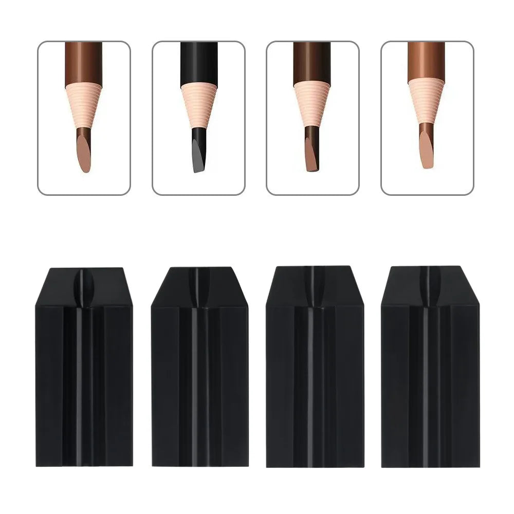 Microblading 4 In 1 Eyebrow Pencil Sharpener Tattoo Marker Permanent Makeup Pen Sharpening Tip Thin Tool