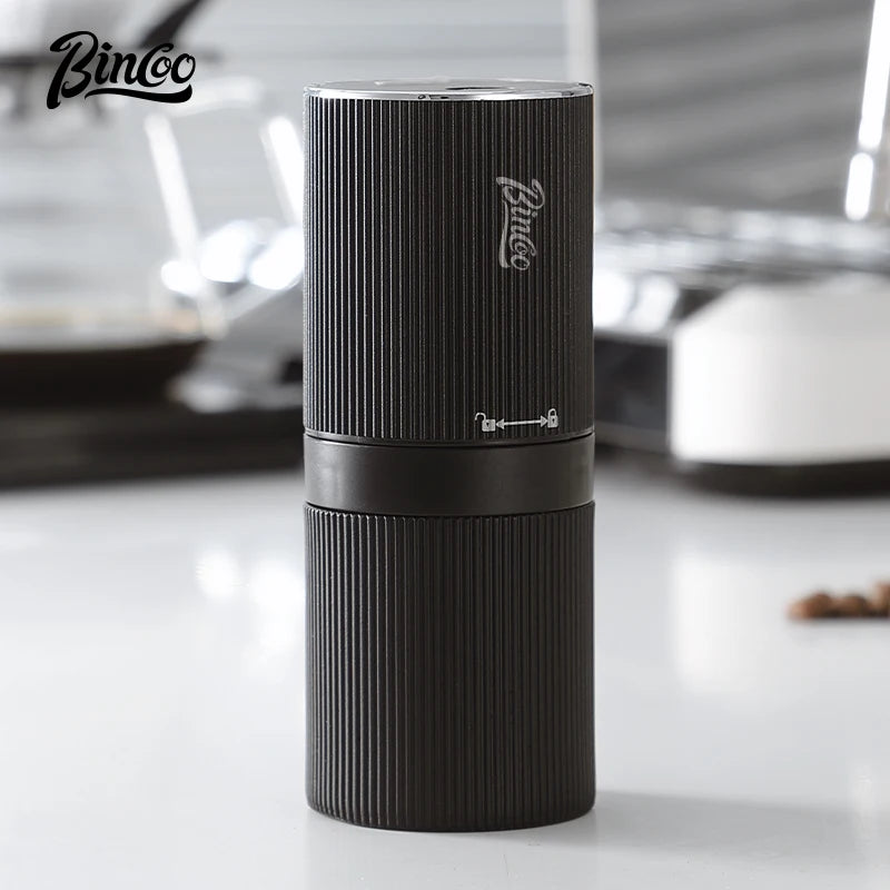 Bincoo Portable Electric Coffee Grinder Rechargeable Adjustable Mini Coffee Machine for Camping Household Use