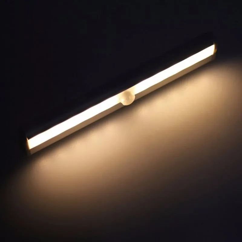 10 LEDs IR Infrared Motion Detector Wireless Sensor Light Closet USB Rechargeable Led Lamp Cabinet Wardrobe Kitchen