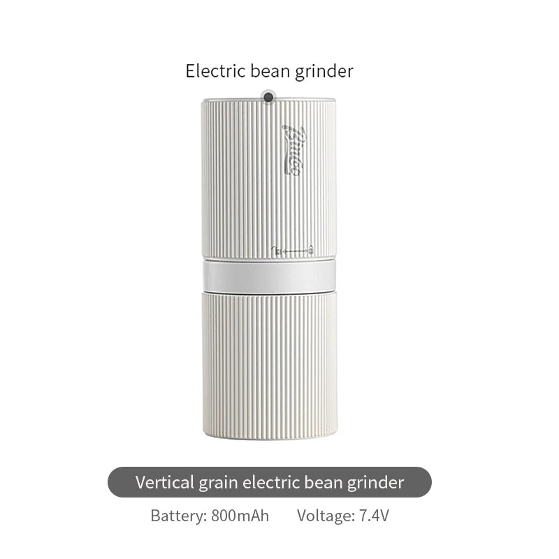 Bincoo Portable Electric Coffee Grinder Rechargeable Adjustable Mini Coffee Machine for Camping Household Use